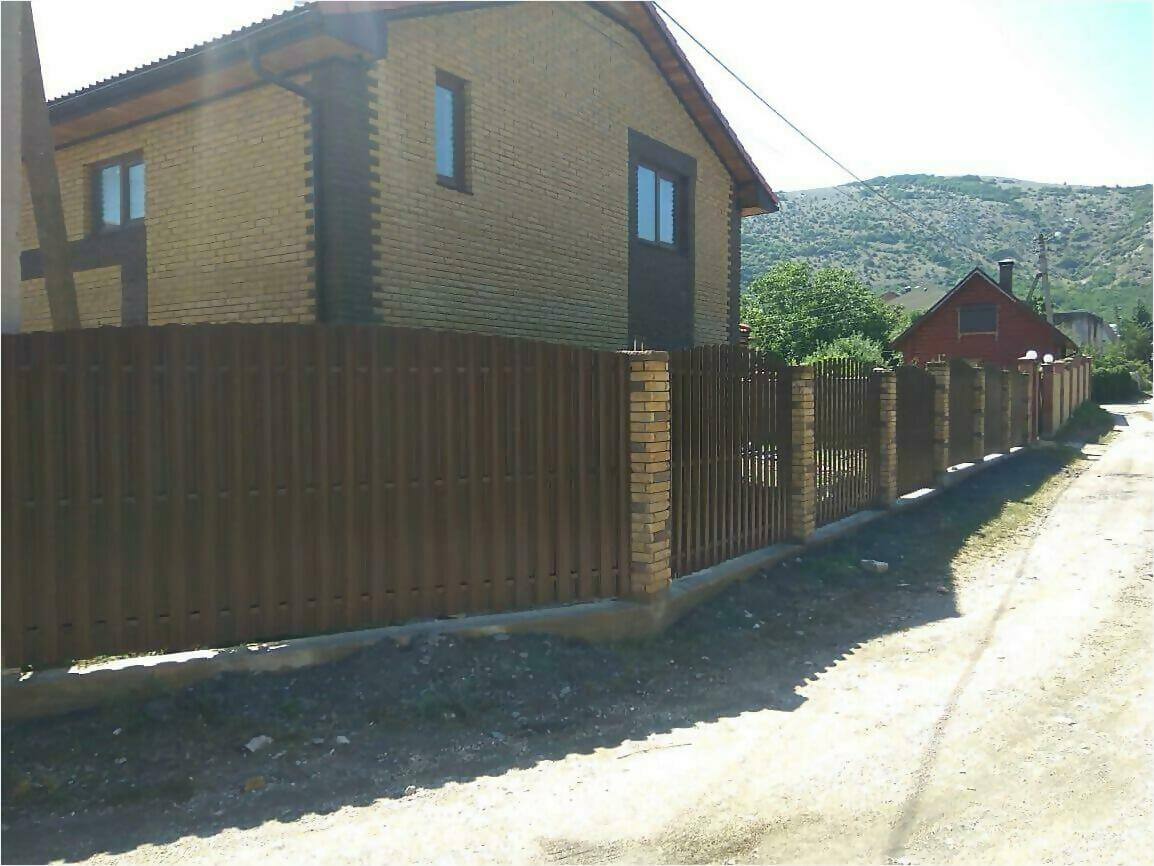 забор из штакетника 110м фото7 в Альметьевске