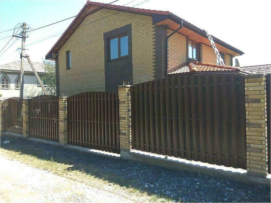 забор из штакетника 110м фото6 в Альметьевске