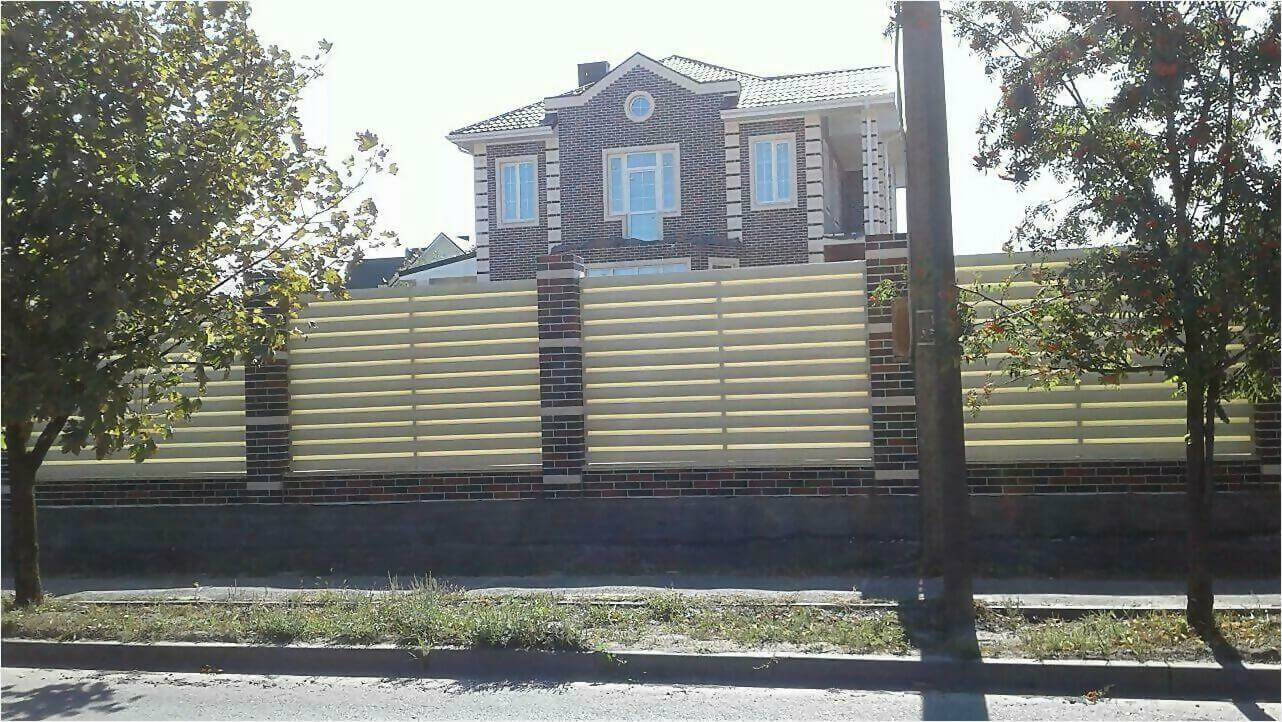 Забор из штакетника 115м фото2 в Альметьевске