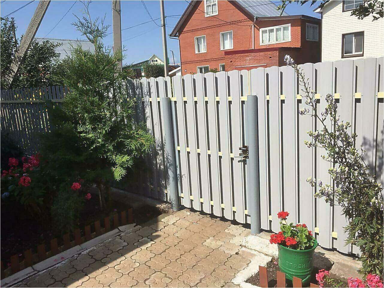 Забор из штакетника 65м фото4 в Альметьевске