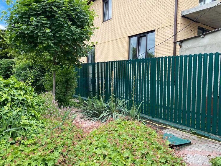 Забор из штакетника 60м Зеленый Мох фото1 в Альметьевске