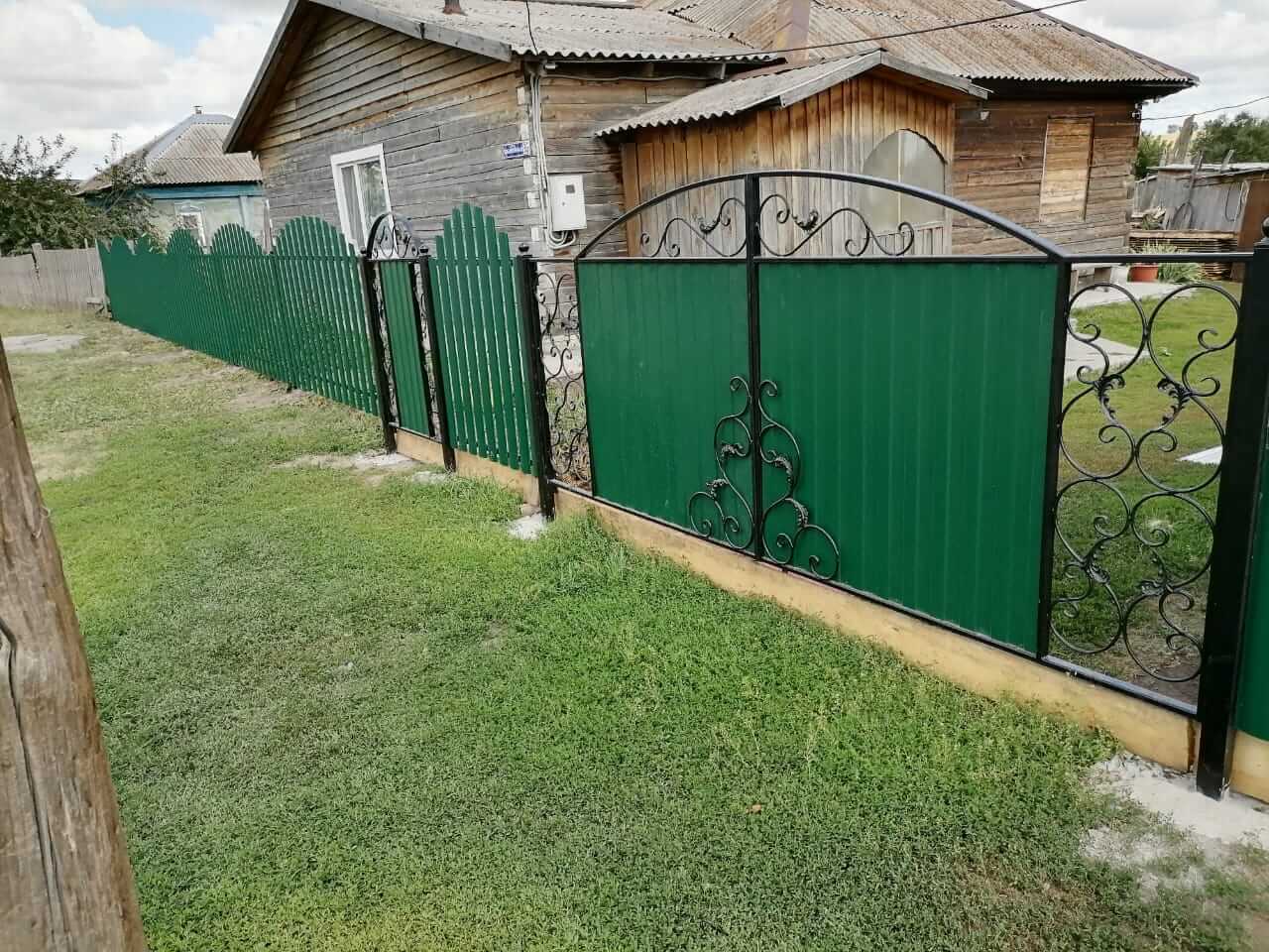 забор из штакетника Зеленый Мох фото5 в Альметьевске
