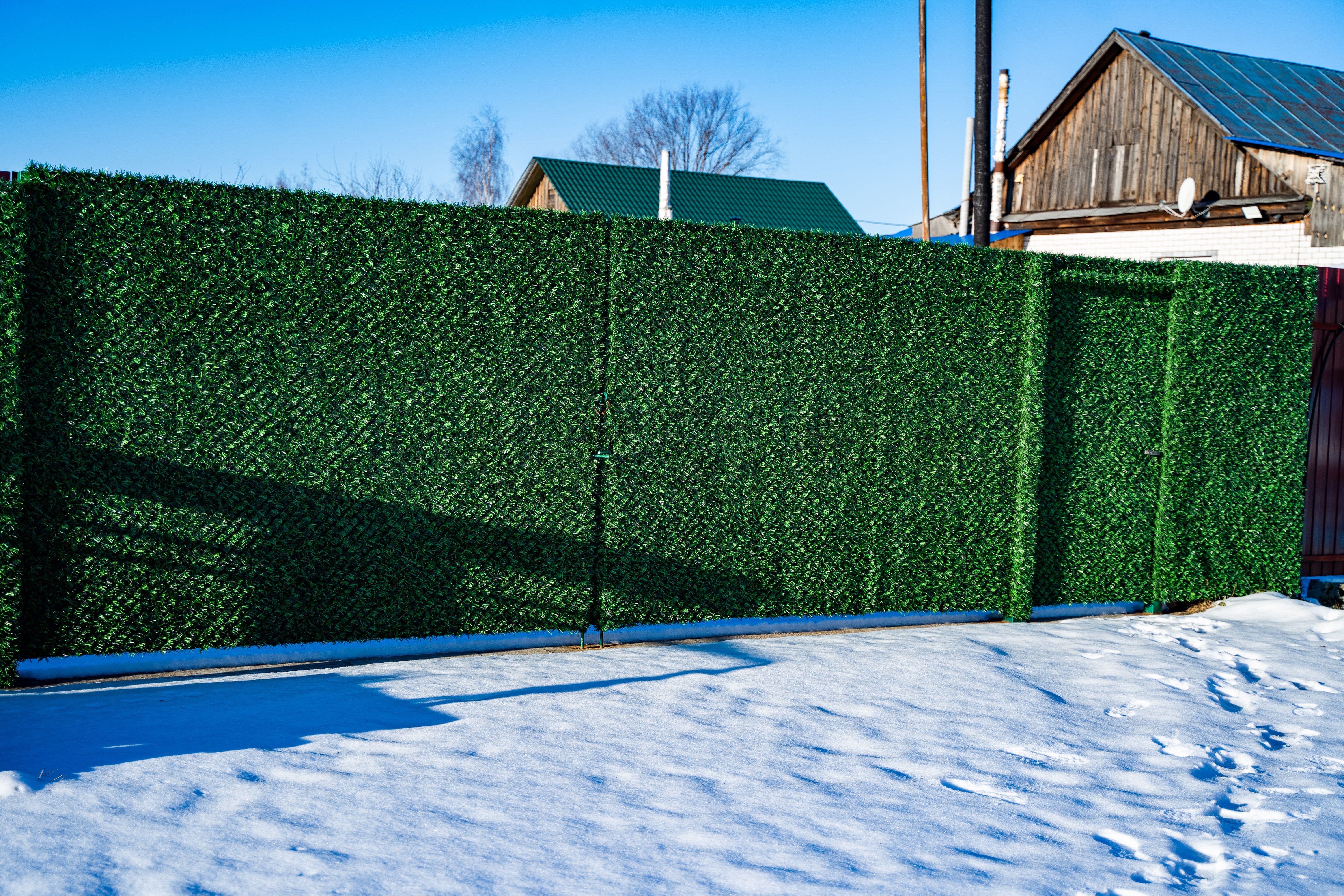 Вечнозеленый забор Grass Fence рулон 2м фото 4 в Альметьевске